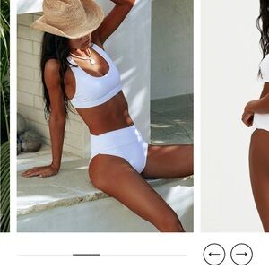 NWT Beach Riot Ribbed Bikini Bottoms